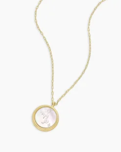 gorjana Zodiac Necklace 18k Gold Plated Outlet