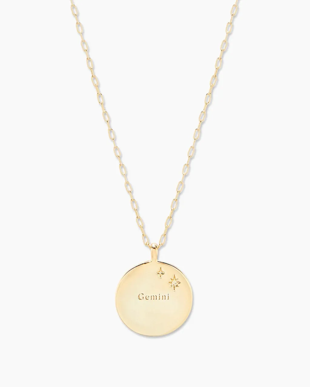 gorjana Zodiac Necklace 18k Gold Plated Outlet