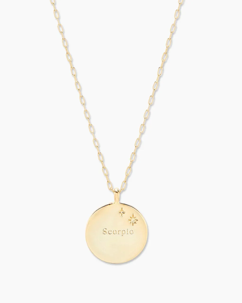 gorjana Zodiac Necklace 18k Gold Plated Outlet