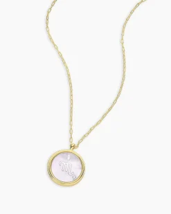 gorjana Zodiac Necklace 18k Gold Plated Outlet