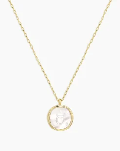 gorjana Zodiac Necklace 18k Gold Plated Outlet