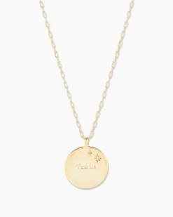 gorjana Zodiac Necklace 18k Gold Plated Outlet