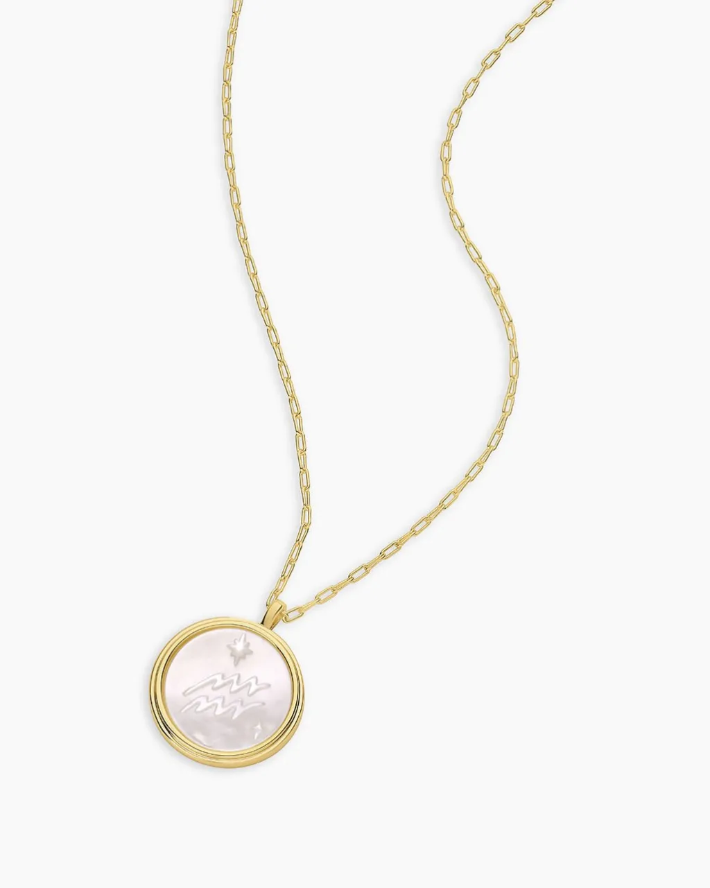 gorjana Zodiac Necklace 18k Gold Plated Outlet