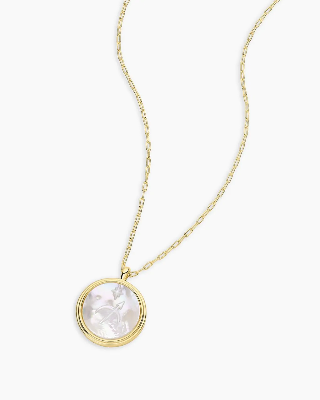 gorjana Zodiac Necklace 18k Gold Plated Outlet