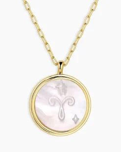 gorjana Zodiac Necklace 18k Gold Plated Outlet
