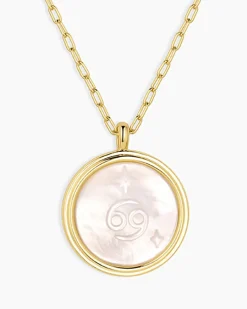 gorjana Zodiac Necklace 18k Gold Plated Outlet