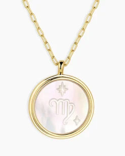 gorjana Zodiac Necklace 18k Gold Plated Outlet