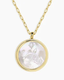 gorjana Zodiac Necklace 18k Gold Plated Outlet