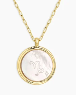gorjana Zodiac Necklace 18k Gold Plated Outlet