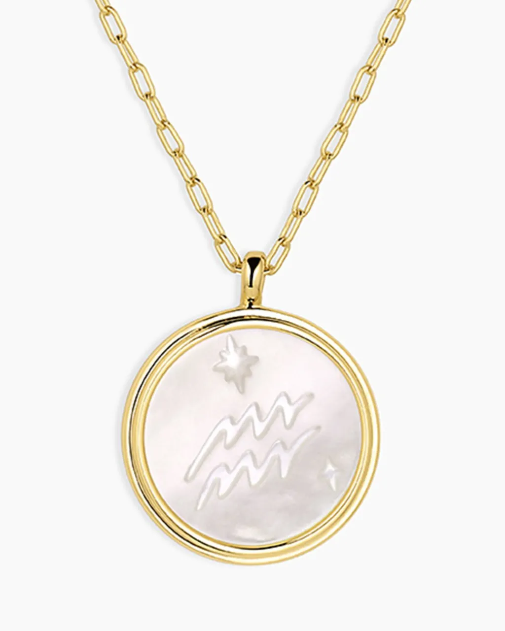 gorjana Zodiac Necklace 18k Gold Plated Outlet