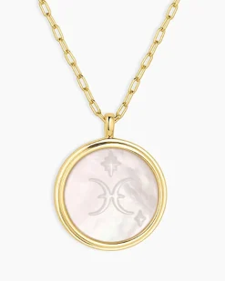 gorjana Zodiac Necklace 18k Gold Plated Outlet