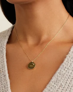 gorjana Zodiac Necklace 18k Gold Plated Outlet