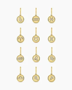 gorjana Zodiac Parker Charm 18k Gold Plated Hot
