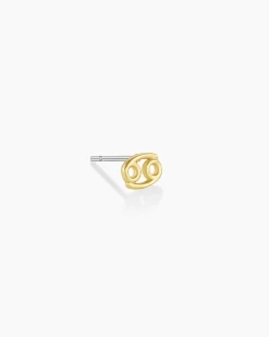 gorjana Zodiac Single Stud 18k Gold Plated Hot