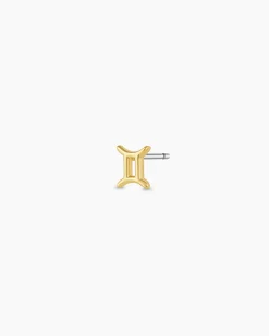 gorjana Zodiac Single Stud 18k Gold Plated Hot
