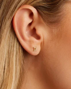 gorjana Zodiac Single Stud 18k Gold Plated Hot