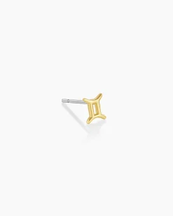 gorjana Zodiac Single Stud 18k Gold Plated Hot