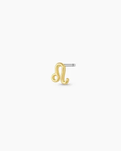 gorjana Zodiac Single Stud 18k Gold Plated Hot