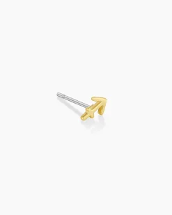 gorjana Zodiac Single Stud 18k Gold Plated Hot