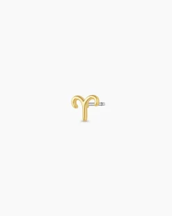 gorjana Zodiac Single Stud 18k Gold Plated Hot