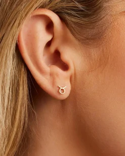 gorjana Zodiac Single Stud 18k Gold Plated Hot