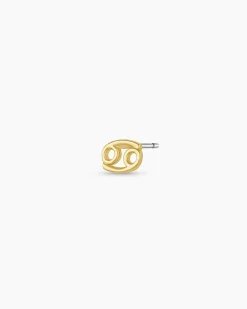 gorjana Zodiac Single Stud 18k Gold Plated Hot