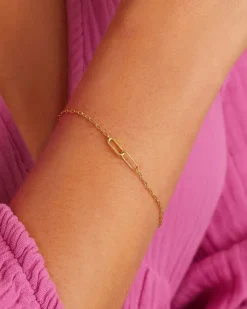 gorjana Zoey Bracelet 18k Gold Plated Discount
