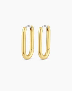 gorjana Zoey Hoops 18k Gold Plated Clearance